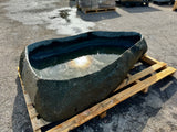 Natural granite stone basin