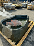 Natural granite stone basin