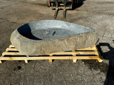 Natural granite stone basin