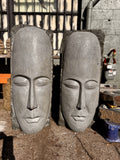 Basalt peaceful face