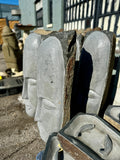 Basalt peaceful face