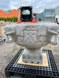 Limestone planter pot