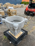 Limestone planter pot