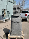 Moai black lava