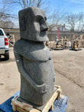 Moai black lava