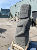 Moai black lava