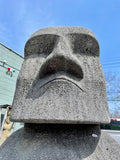 Moai black lava