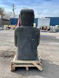 Moai black lava