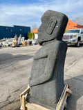 Moai black lava