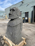 Moai black lava