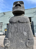 Moai black lava