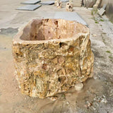natural onyx pot, large