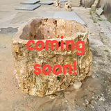 natural onyx pot, large