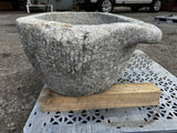 Marble cat trough