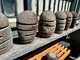 Natural boulder lamps, landscape light.