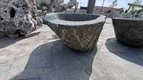 granite boulder pots