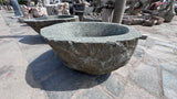 granite boulder pots