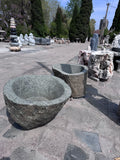granite boulder pots