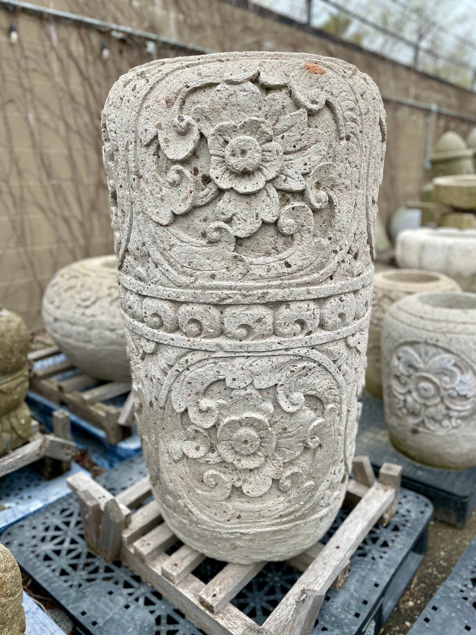 Balinese Stacked Stone Pots
